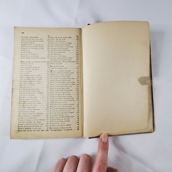 Sacred Songs No. 1 By Ira D. Sankey James McGranahan Geo. C. Stebbins 1896 Hymna - Picture 8 of 10